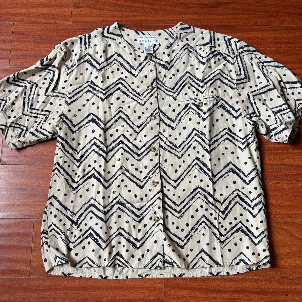Vintage patterned blouse